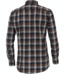 Long Sleeve Check Shirt - Antracite