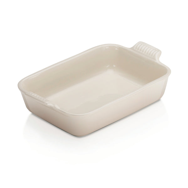 Stoneware Rectangular Dish 32cm - Meringue