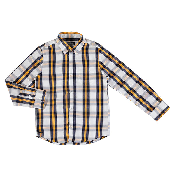 Long Sleeve Check Shirt - Ocean