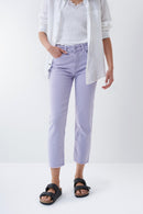 True Cropped Slim Jean - Purple