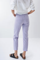 True Cropped Slim Jean - Purple
