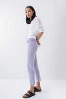 True Cropped Slim Jean - Purple