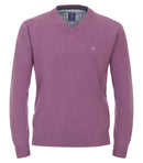 V Neck Jumper - Purple 807