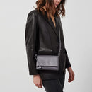 Small Flapover Crossbody - Dark Grey
