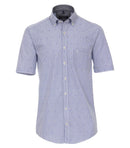 Check Leisure Short Sleeve Shirt - Light Blue