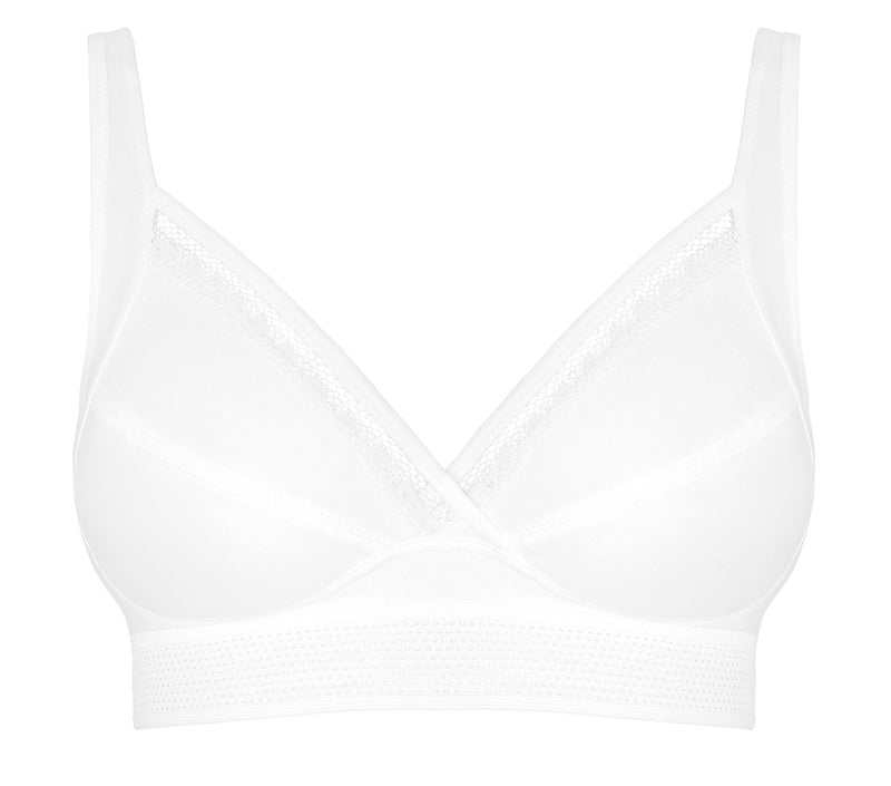 Active Support Cotton Soft Cup - White