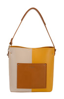 Patch Shoulder Bag - Mustard
