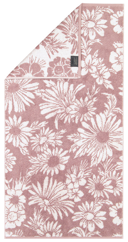 Two Tone Floral Towel - Magnolia