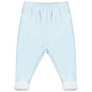 2 Piece Velour Outfit - Pale Blue