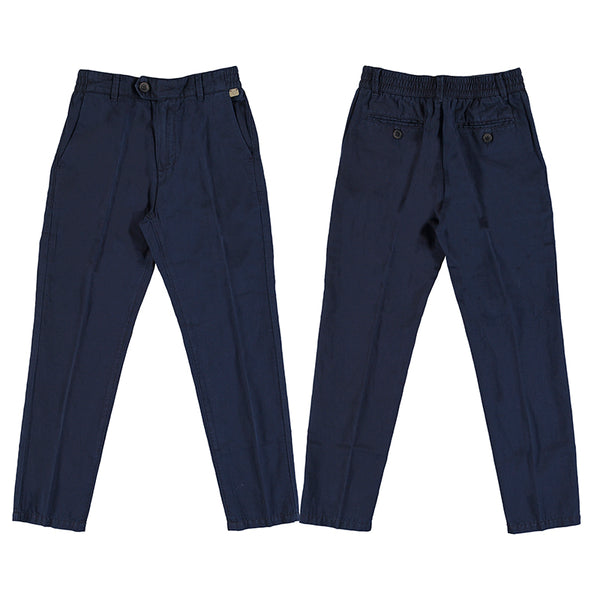 Linen Trouser - Navy