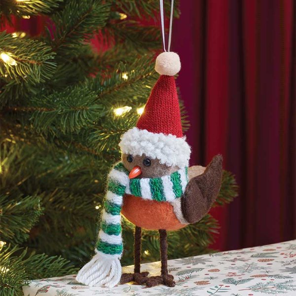 Festive Robin - Red