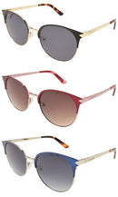 Double Plated Stainless Steel Sunglasses - Red