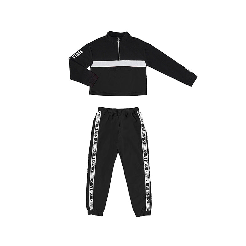 Combined Tracksuit - Black
