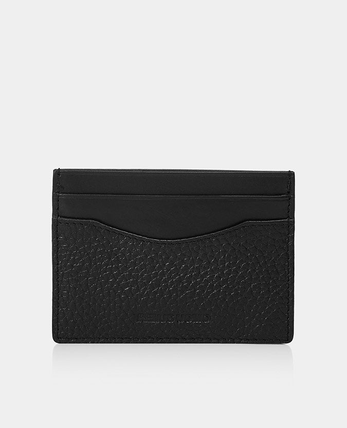 Leather Card Holder - Black