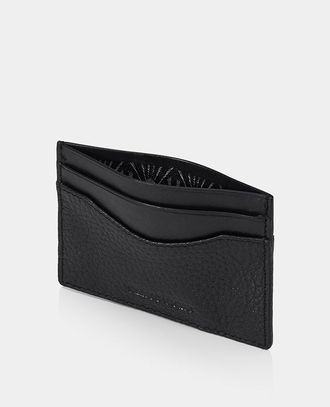 Leather Card Holder - Black