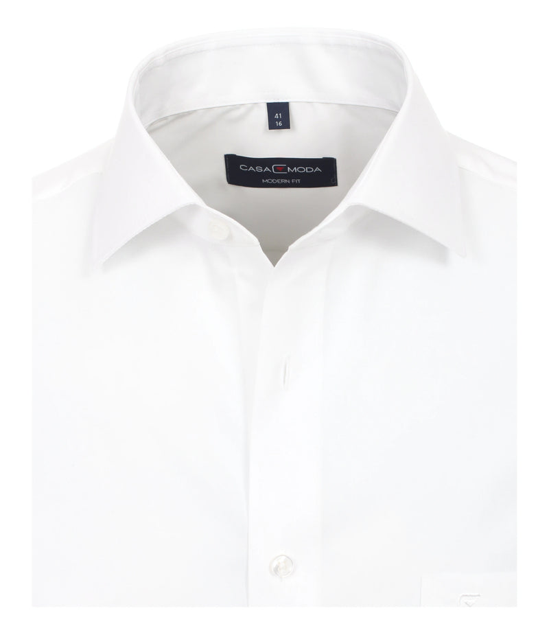 Plain Long Sleeve Shirt - White