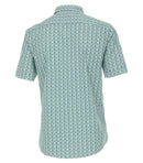 Print Leisure Short Sleeve Shirt - Yellow