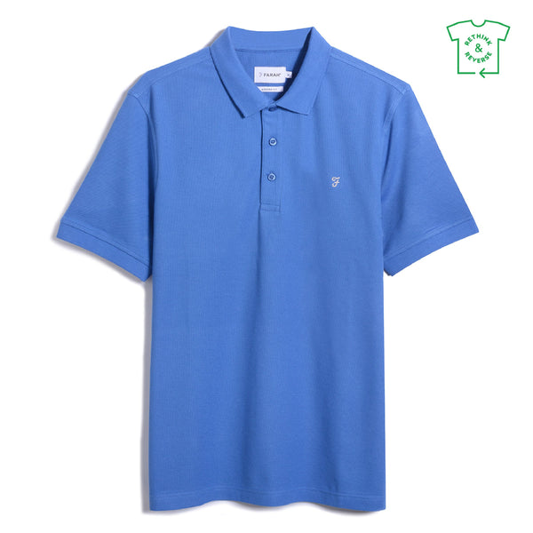 Cove Short Sleeve Polo - Washed Blue
