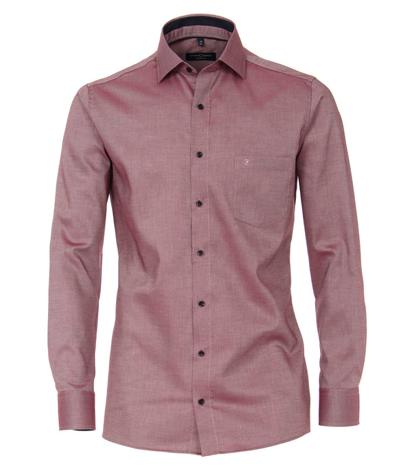 City Plain Long Sleeve Shirt - Red