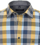 Long Sleeve Check Shirt - Dark Petrol