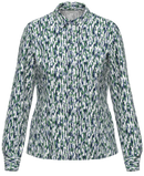All Over Print Blouse - Green