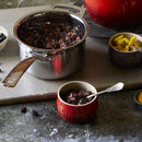 Stackable Stoneware Ramekin - Cerise