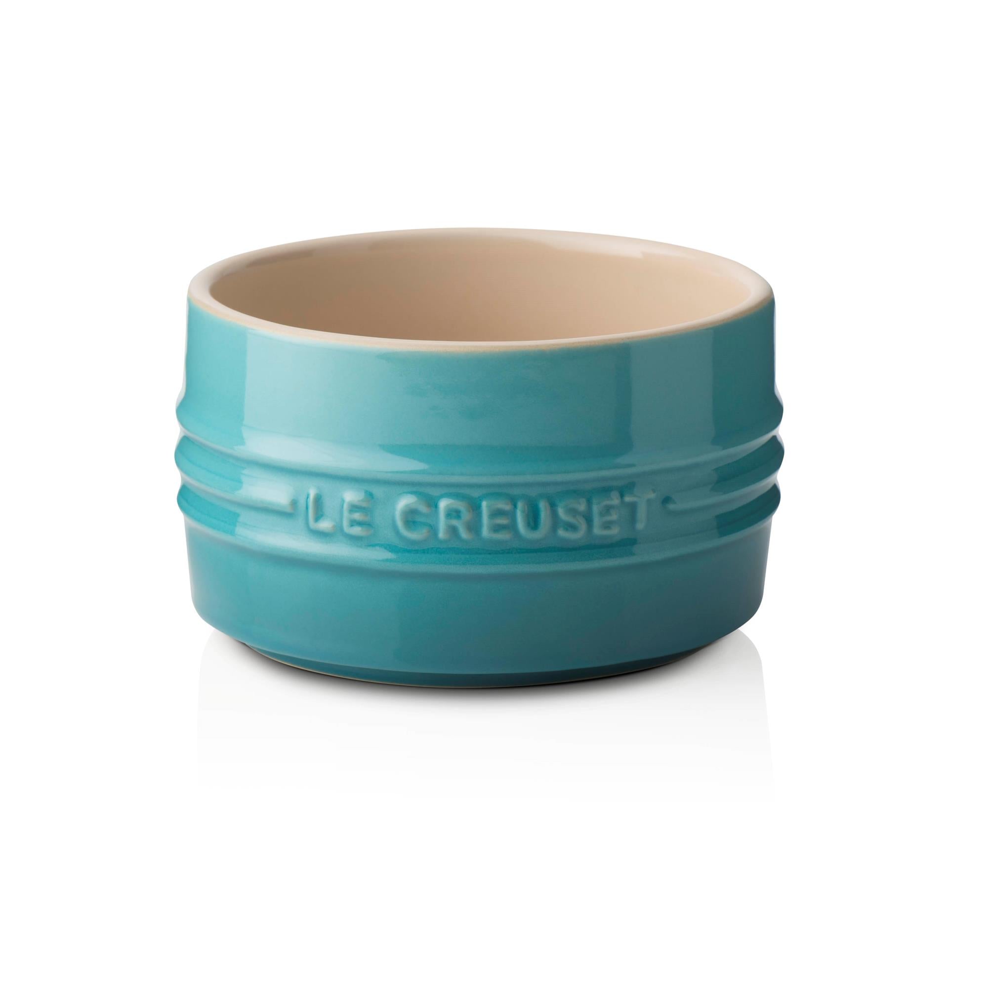 Stackable Stoneware Ramekin - Teal