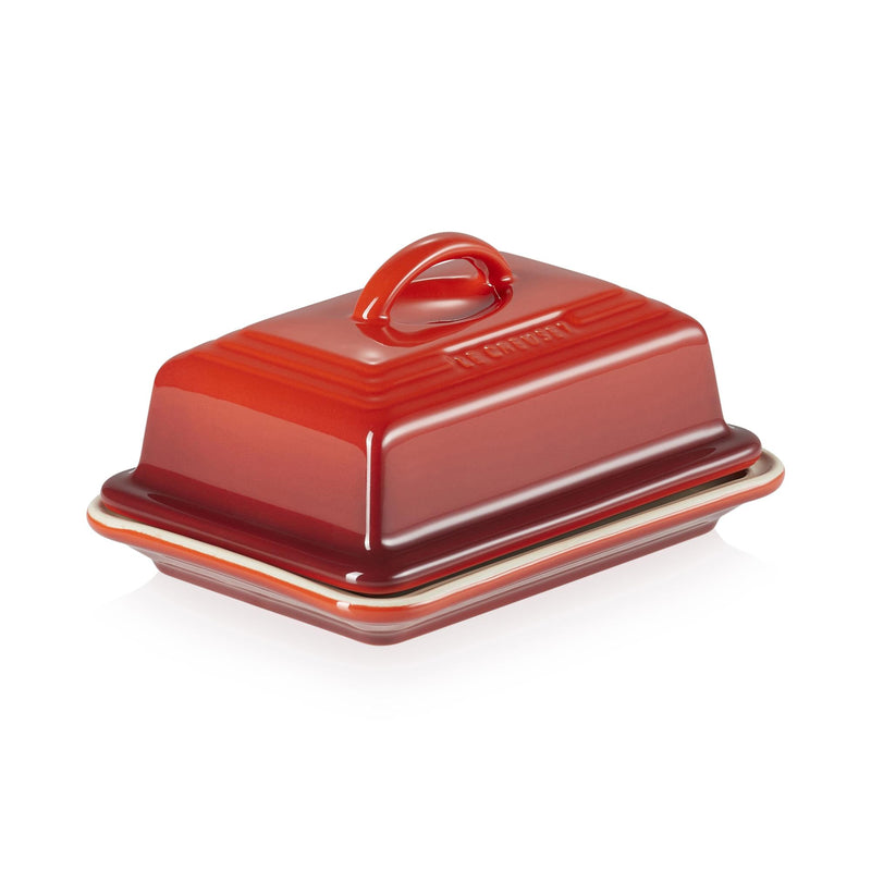 Butter Dish - Cerise