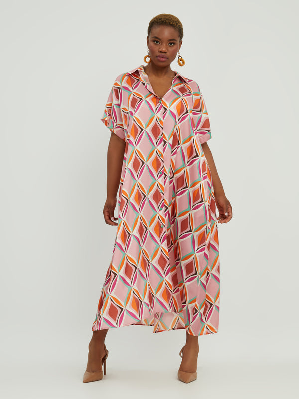 MULTI COLOURED DRESS - Multi-coloured