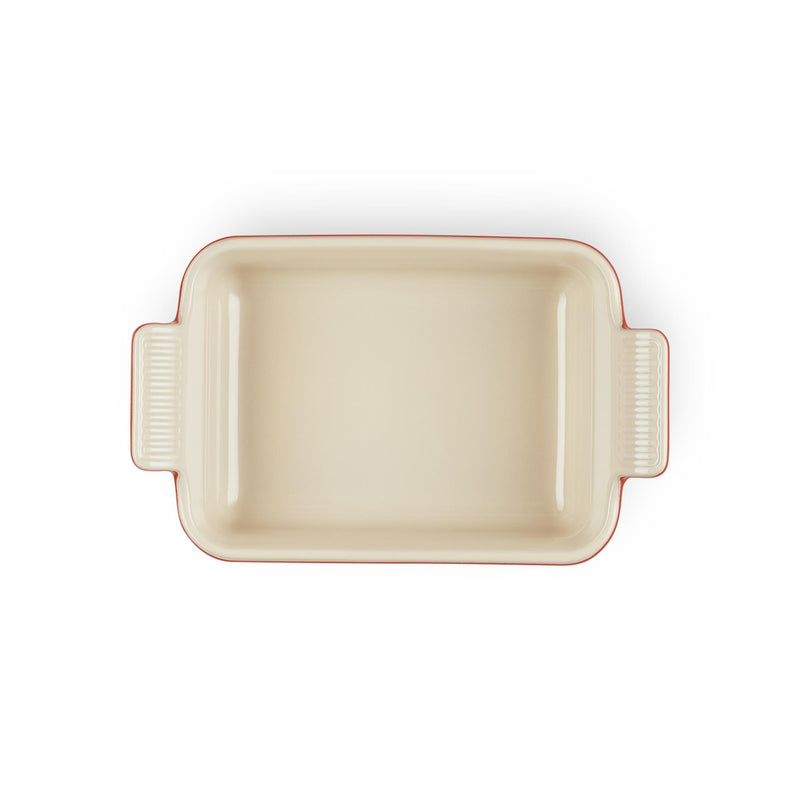Stoneware Rectangular Dish 32cm - Cerise