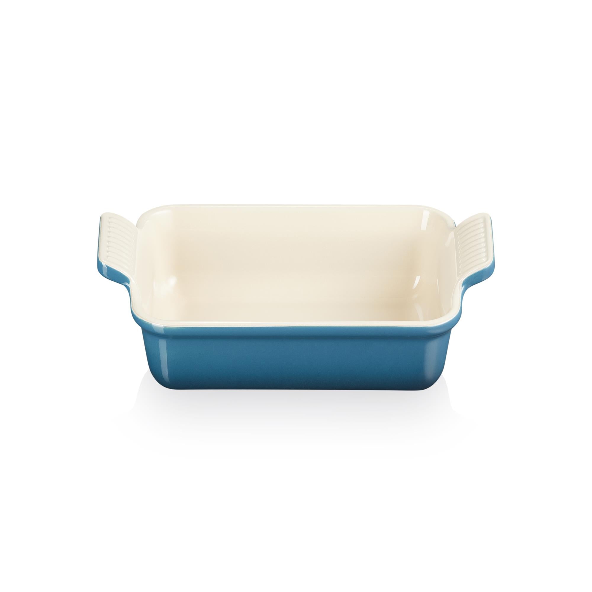 Stoneware Rectangular Dish 26cm - Deep Teal