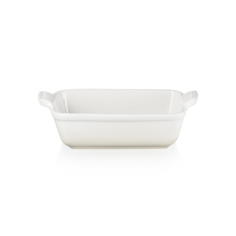 Stoneware Rectangular Dish 32cm - Meringue