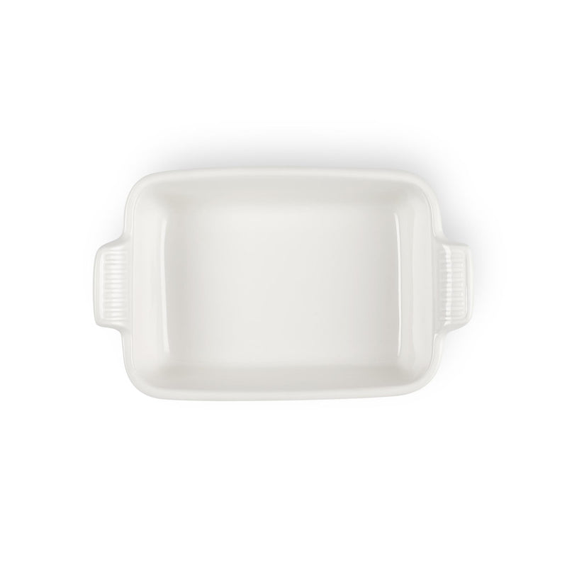 Stoneware Rectangular Dish 26cm - Meringue