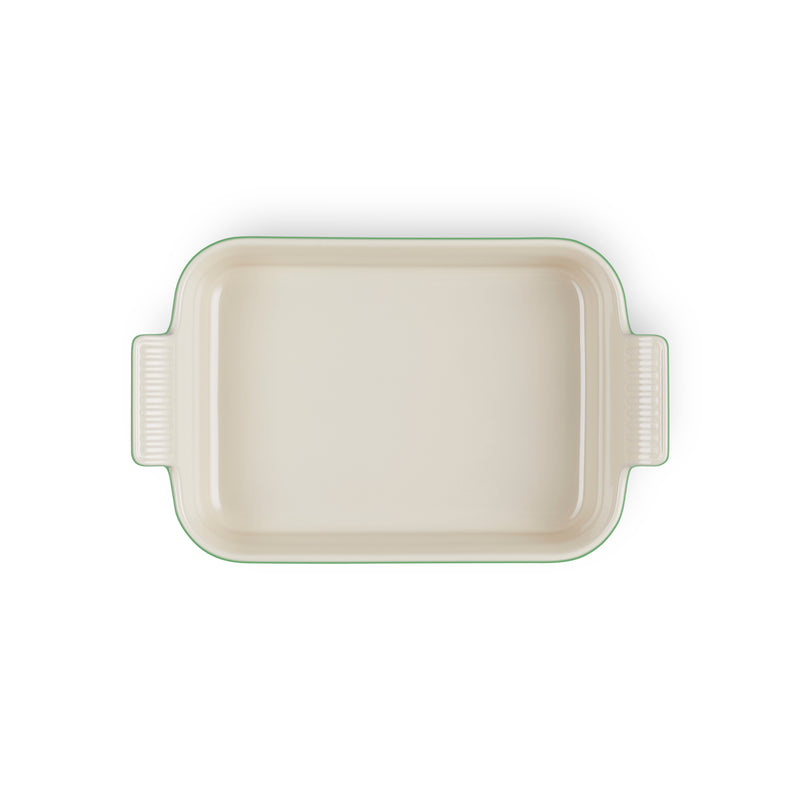 Stoneware Rectangular Dish 26cm - Bamboo