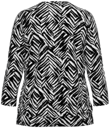 3/4 Sleeve Print Blouse