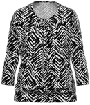 3/4 Sleeve Print Blouse