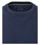 Plain Crew Neck Jumper - Red Clay