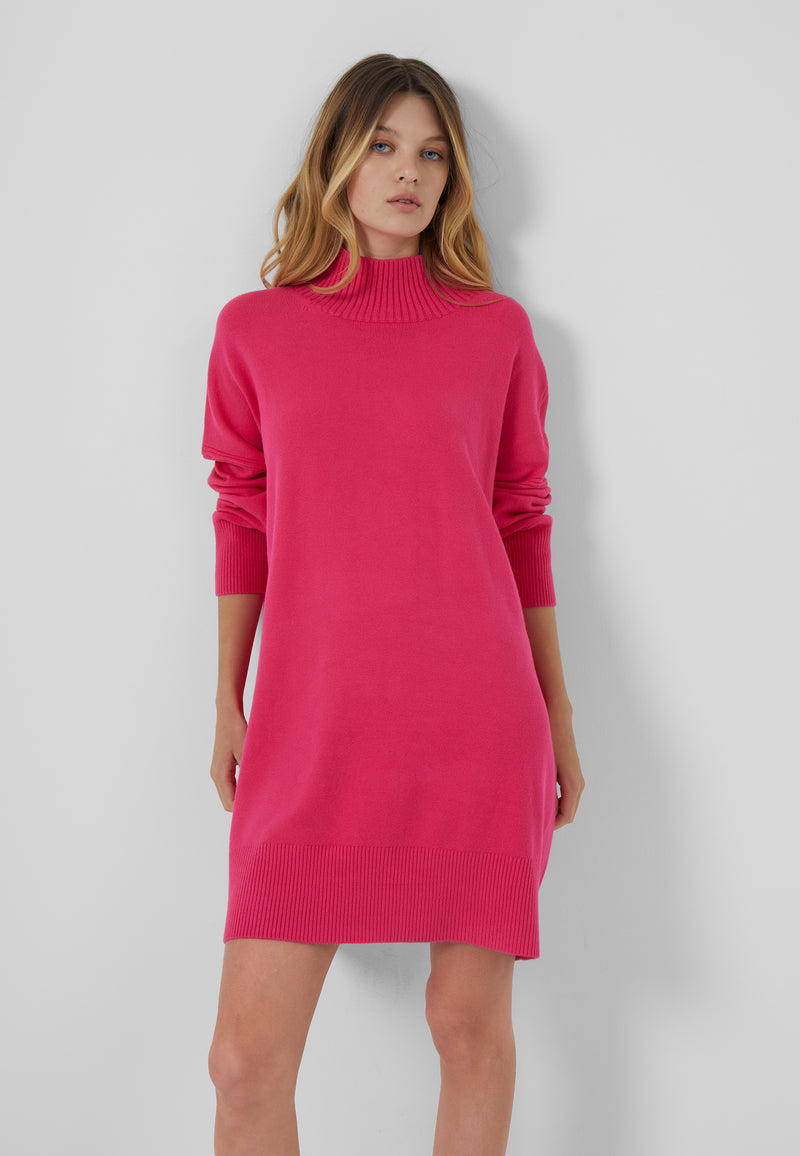 Lisa Jumper Dress - Fuchsia