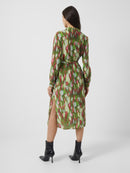 Innes Delphine Shirt Dress - Algae Green