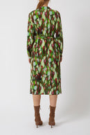 Innes Delphine Shirt Dress - Algae Green