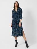 Delphine Shirt Dress - Black