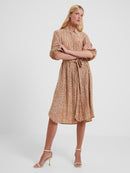Cadie Drape Dress - Sand