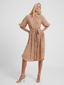 Cadie Drape Dress - Sand