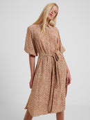 Cadie Drape Dress - Sand
