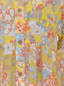 Tiered Button Front Dress - Multicolour