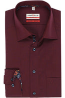 Modern Fit Shirt - Dark Red