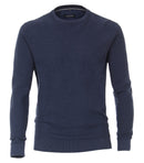 Plain Crew Neck Jumper - Caribbean Blue