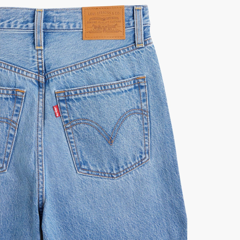 Ribcage Straight Ankle Jean - Light Indigo