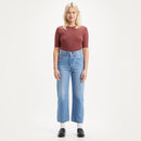 Ribcage Straight Ankle Jean - Light Indigo