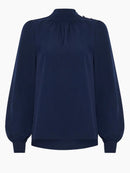 Arina Blouse - Indigo